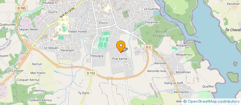 localisation de l'entreprise SITRI29  PONT-L'ABBE