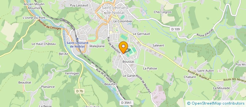 localisation de l'entreprise SITTELLE à LE CHATENET EN DOGNON