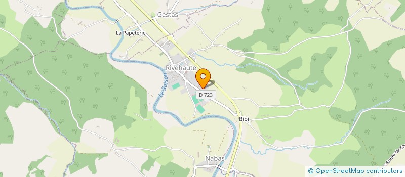 localisation de l'entreprise SITTELLE & BALANIN à RIVEHAUTE