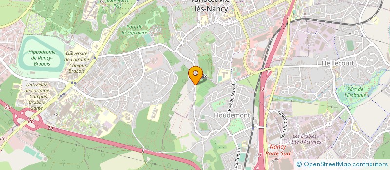 localisation de l'entreprise SITTELLE COMMUNICATION EVENEMENTIELLE  VANDUVRE-LES-NANCY