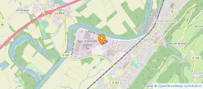 localisation de l'entreprise SITTELTEC à LE VERSOUD