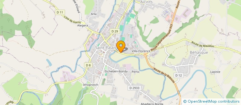 localisation de l'entreprise SITTLER  SAINT-PALAIS