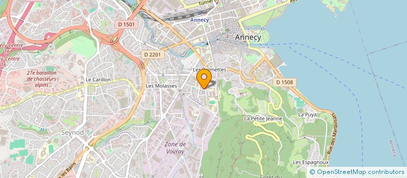 localisation de l'entreprise SITUCHERCHESTUCHERCHESETTUTROUVES.COM à ANNECY