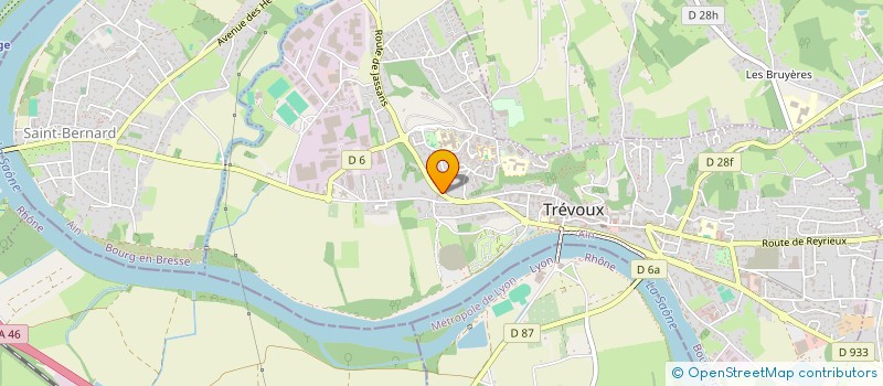localisation de l'entreprise SITUER OBSERVER REFLECHIR AGIR à TREVOUX