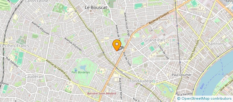 localisation de l'entreprise SITWAKECREW  LE BOUSCAT