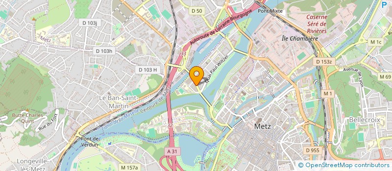 localisation de l'entreprise SITWELL  METZ