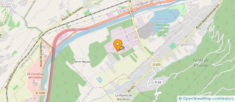 localisation de l'entreprise SITYS  GILLY-SUR-ISERE