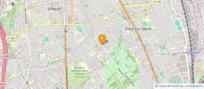 localisation de l'entreprise SIUCHI  VITRY-SUR-SEINE