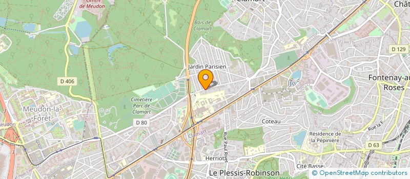 localisation de l'entreprise SIUDAK  CLAMART