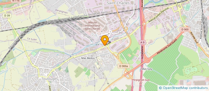 localisation de l'entreprise SIUTAT MARBRERIE POMPES FUNEBRES à PERPIGNAN