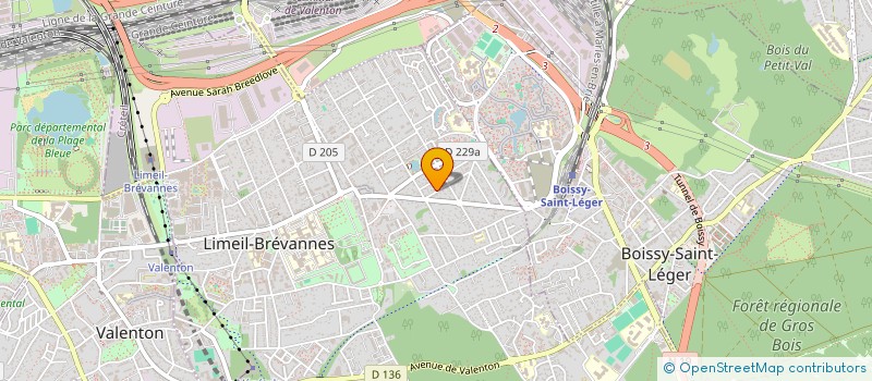 localisation de l'entreprise SIV INVEST à LIMEIL-BREVANNES