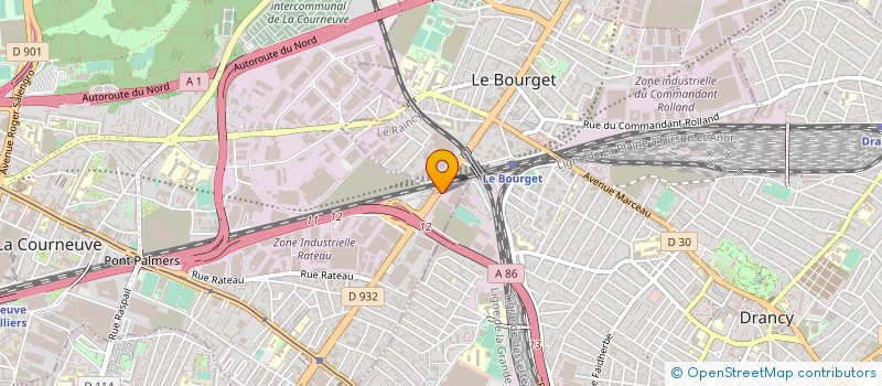 localisation de l'entreprise SIVA à LA COURNEUVE