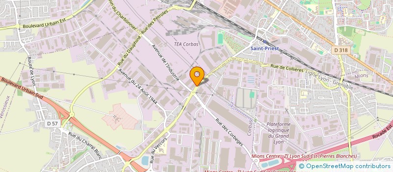 localisation de l'entreprise SIVA DEVELOPPEMENT à CORBAS