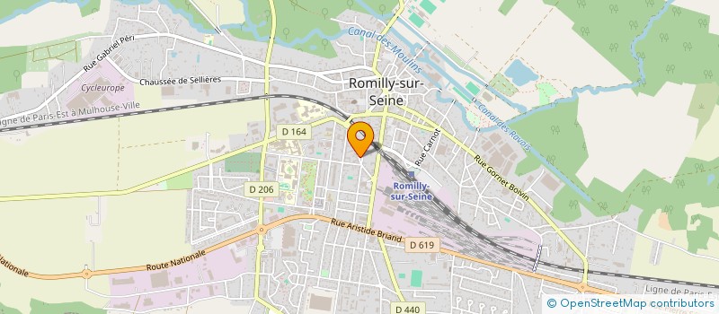 localisation de l'entreprise SIVA EXO à ROMILLY-SUR-SEINE