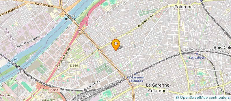 localisation de l'entreprise SIVA KANAGA à COLOMBES