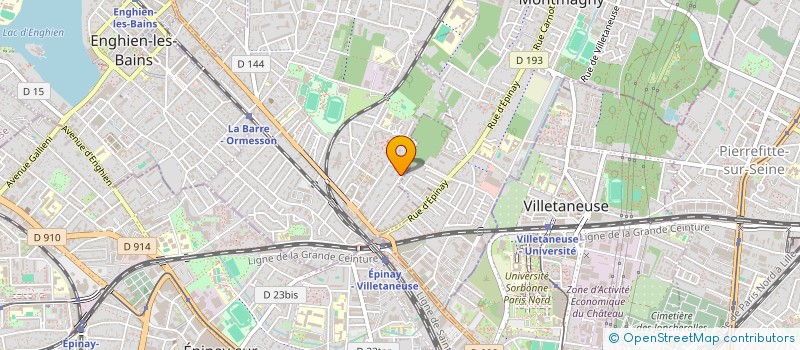 localisation de l'entreprise SIVAA 93  DEUIL-LA-BARRE