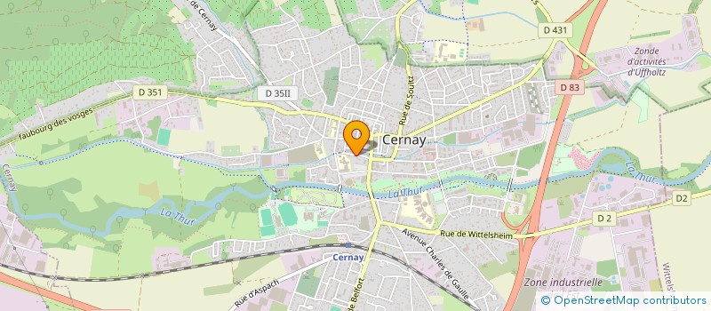 localisation de l'entreprise SIVACOR  STEINBACH