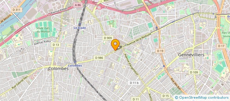 localisation de l'entreprise SIVACREOT IMMO  COLOMBES