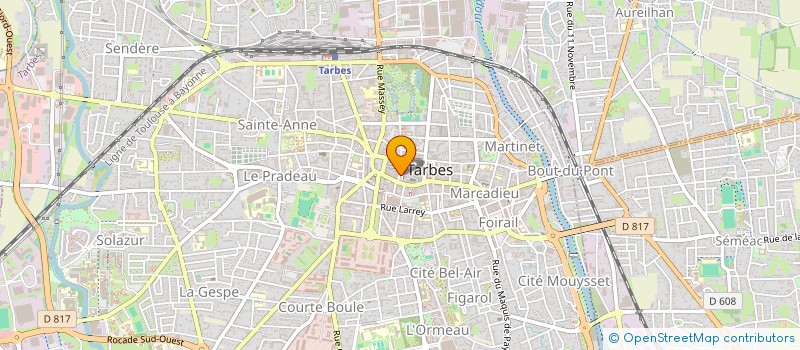 localisation de l'entreprise SIVAL  TARBES