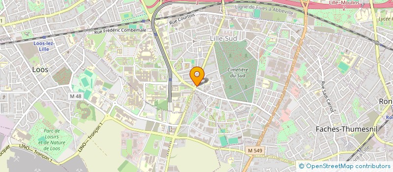 localisation de l'entreprise SIVALORIS à LILLE