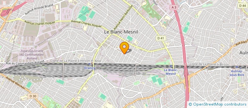 localisation de l'entreprise SIVANIMO à LE BLANC-MESNIL