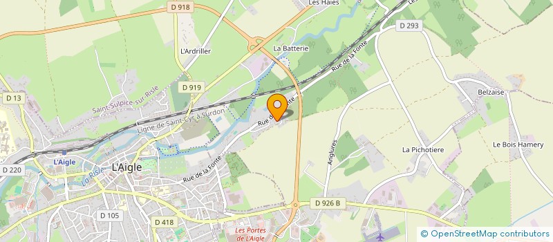 localisation de l'entreprise SIVAS à SAINT-SULPICE-SUR-RISLE