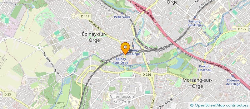 localisation de l'entreprise SIVAS  EPINAY-SUR-ORGE