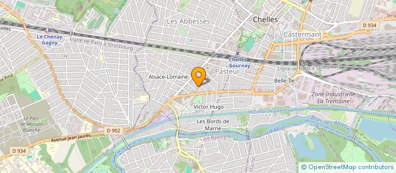 localisation de l'entreprise SIVASH  CHELLES