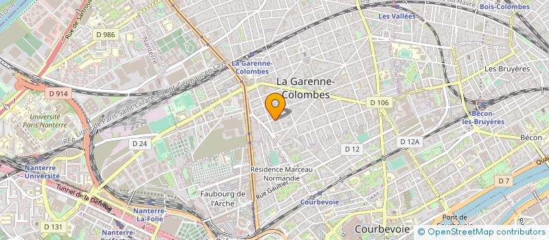localisation de l'entreprise SIVE à LA GARENNE-COLOMBES
