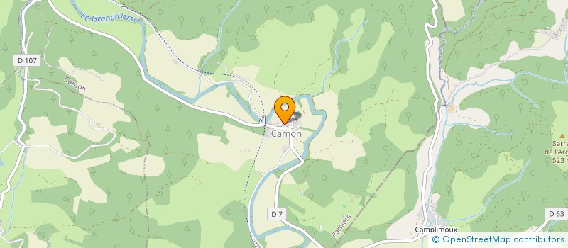 localisation de l'entreprise SIVE CAMON, SAINT QUENTIN, LAGARDE, BELLOC, TROYE D'ARIEGE,LIMBRASSAC à CAMON