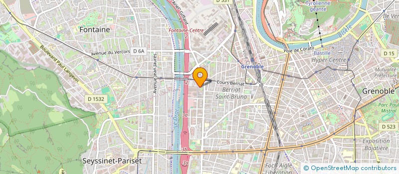 localisation de l'entreprise SIVE NATURA  GRENOBLE