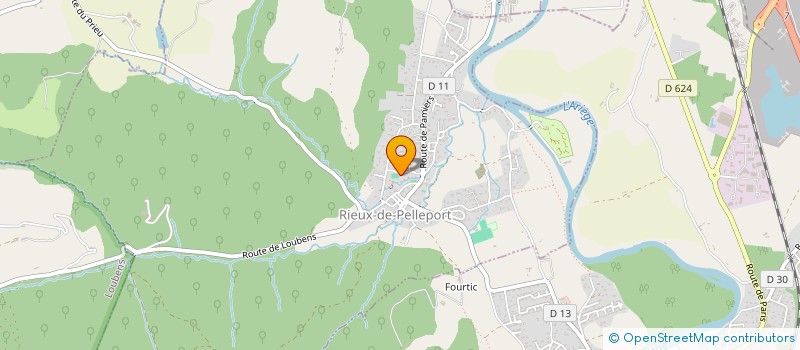 localisation de l'entreprise SIVE RIEUX DE PELLEPORT - BENAGUE - ARTIX - ST BAUZEIL à RIEUX-DE-PELLEPORT
