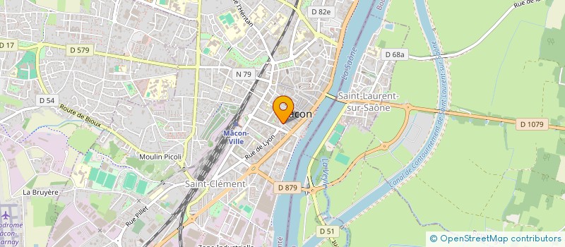 localisation de l'entreprise SIVEM CARNOT  MACON