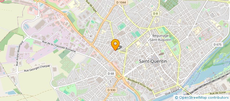 localisation de l'entreprise SIVEQ à SAINT-QUENTIN