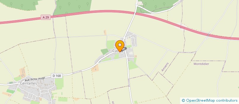 localisation de l'entreprise SIVIA  GENTELLES