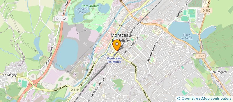 localisation de l'entreprise SIVIGNON à MONTCEAU-LES-MINES