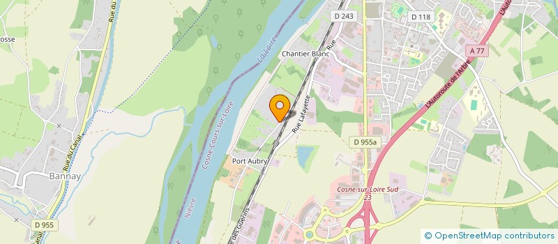 localisation de l'entreprise SIVIM AMENAGEMENT  COSNE-COURS-SUR-LOIRE