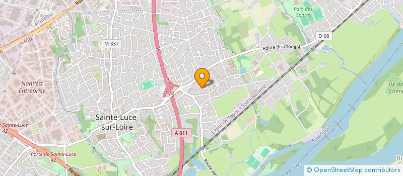 localisation de l'entreprise SIVINAL  SAINTE-LUCE-SUR-LOIRE