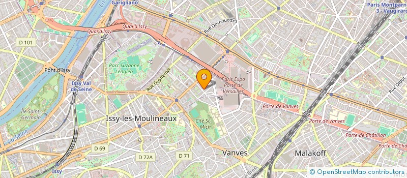 localisation de l'entreprise SIVIPAPABE  ISSY-LES-MOULINEAUX