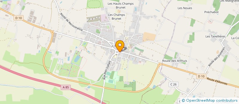 localisation de l'entreprise SIVM DU PAYS ALLONNAIS à ALLONNES