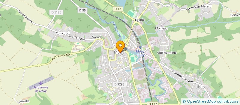 localisation de l'entreprise SIVOM AMENAGEMENT ET ENTRETIEN VALLEE à MOUY