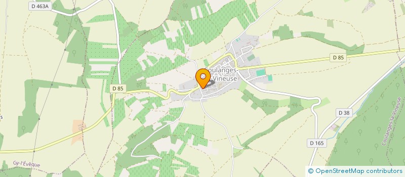 localisation de l'entreprise SIVOM AUXR JEUNES  COULANGES-LA-VINEUSE