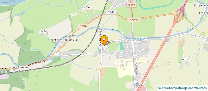 localisation de l'entreprise SIVOM CHALLUY SERMOISE  CHALLUY