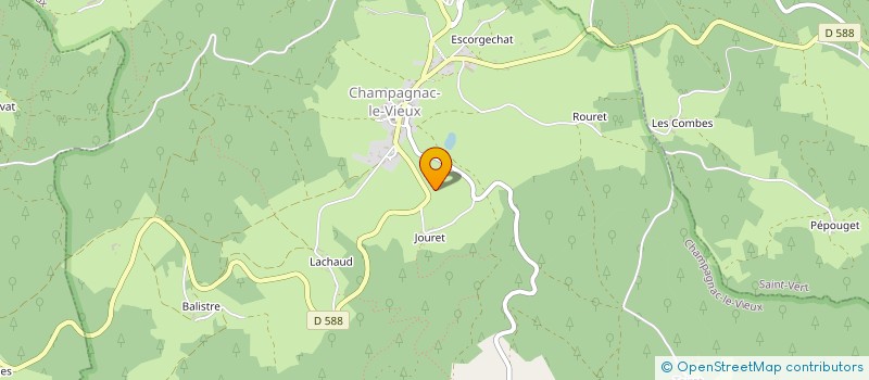 localisation de l'entreprise SIVOM DE CHAMPAGNAC LE VIEUX  CHAMPAGNAC-LE-VIEUX