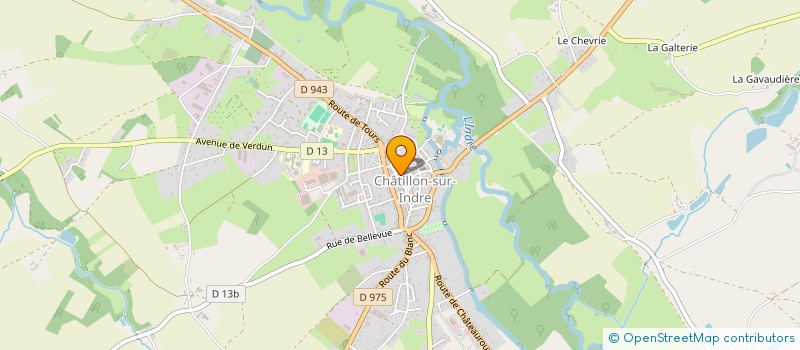 localisation de l'entreprise SIVOM DE CHATILLON-SUR-INDRE A LA CARTE à CHATILLON-SUR-INDRE