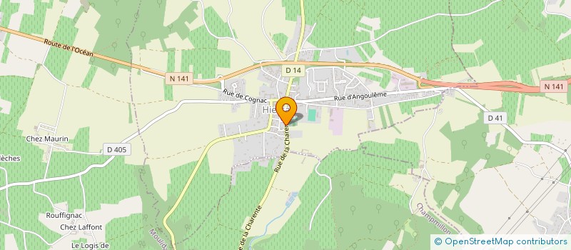 localisation de l'entreprise SIVOM DE HIERSAC à HIERSAC