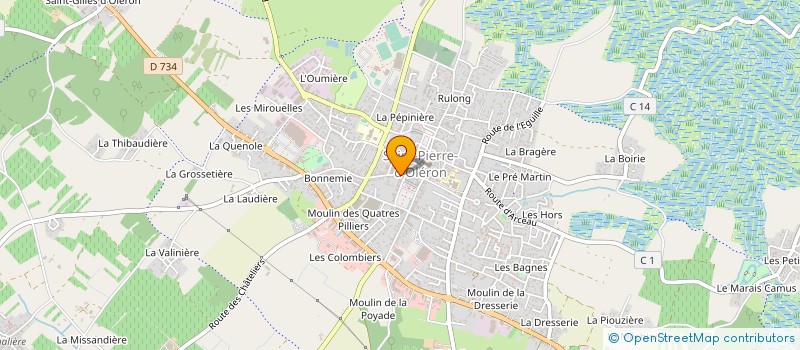localisation de l'entreprise SIVOM DE L ILE D OLERON à SAINT-PIERRE-D'OLERON
