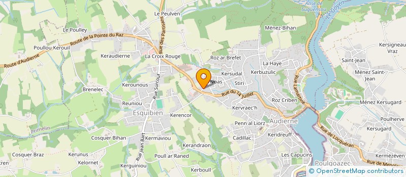 localisation de l'entreprise SIVOM DE LA BAIE D'AUDIERNE à AUDIERNE