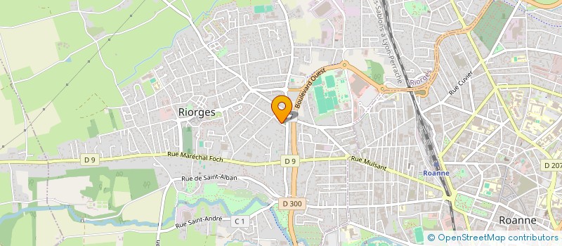 localisation de l'entreprise SIVOM DE LA BANLIEUE DE ROANNE à RIORGES