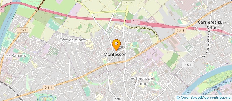 localisation de l'entreprise SIVOM DE LA BOUCLE  MONTESSON